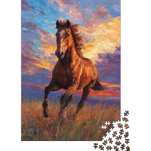 Sonnenuntergang Puzzle 1000 Teile, Lernspiel, Unmöglich Horsee Running on The Grass, Anspruchsvolles Spielzeug Für Erwachsene Und Kinder Ab 14 Jahren 70x50cm/1000pcs Sonnenuntergang Puzzle 1000 Teile, Lernspiel, Unmöglich Horsee Running on The Grass, Anspruchsvolles Spielzeug Für Erwachsene Und Kinder Ab 14 Jahren 70x50cm/1000pcs von kaiyun