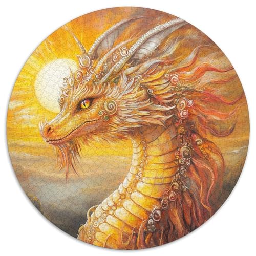 Sonneshine Magic Drache,Animals Gemusterte Nachhaltige Für Erwachsene Hochwertige Holzspielpuzzles 1000pcs (67.5x67.5cm) von kaiyun