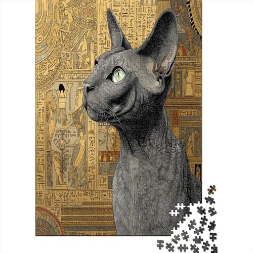 Sphinx-Katze 38x26cm/1000pcs Puzzles, Die Für Erwachsene Und Personen Ab 14 Jahren Geeignet Sind Ägyptisches Symbol Sphinx-Katze 38x26cm/1000pcs Puzzles, Die Für Erwachsene Und Personen Ab 14 Jahren Geeignet Sind Ägyptisches Symbol von kaiyun