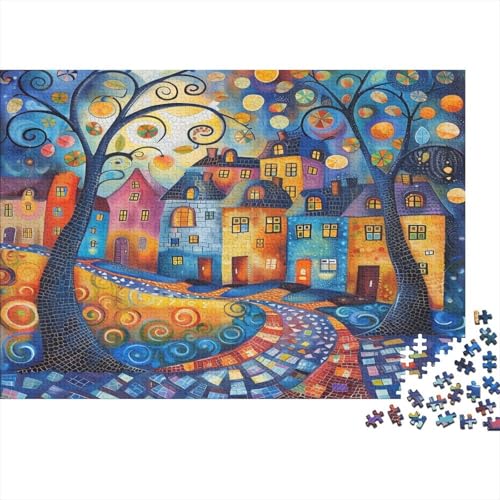 Stadtbild 1000pcs (75x50cm) Schwer Puzzle Lernspiel Impossible Herausforderung Spielzeug Für Erwachsene Kinder von kaiyun