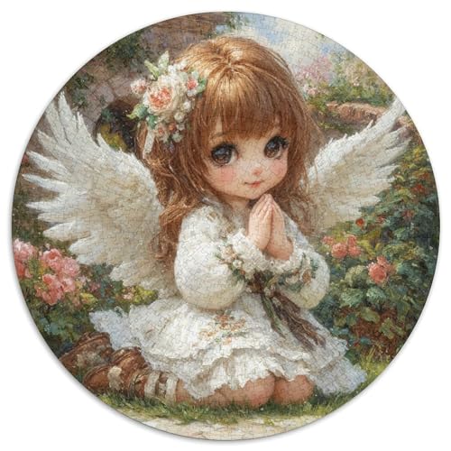 Süßes kleines Engelmädchen beim Beten 1000pcs (67.5x67.5cm) Schwer Puzzle Lernspiel Impossible Colorful Garden Herausforderung Spielzeug Für Erwachsene Kinder von kaiyun