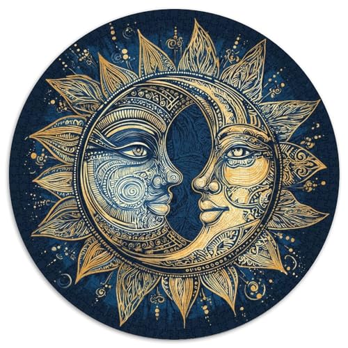 Sunund Mond Puzzle 1000pcs (67.5x67.5cm) Erwachsene Bohème-Stil Puzzle,Home Decor von kaiyun