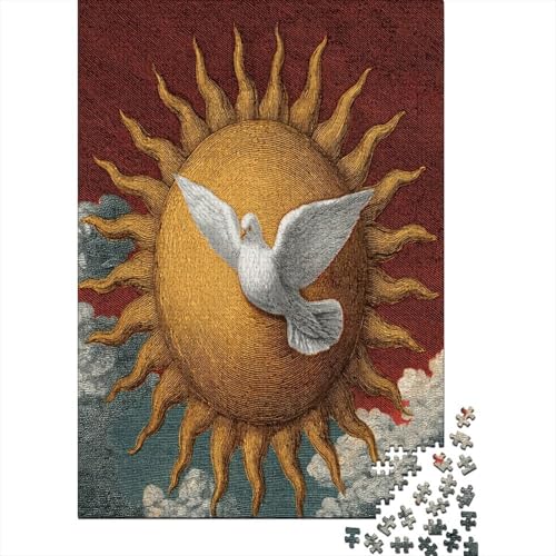 Sunund Taube Puzzle 1000 Teile, Lernspiel, Unmöglich Farbstich des 19. Jahrhunderts, Anspruchsvolles Spielzeug Für Erwachsene Und Kinder Ab 14 Jahren 70x50cm/1000pcs Sunund Taube Puzzle 1000 Teile, Lernspiel, Unmöglich Farbstich des 19. Jahrhunderts, Anspruchsvolles Spielzeug Für Erwachsene Und Kinder Ab 14 Jahren 70x50cm/1000pcs von kaiyun