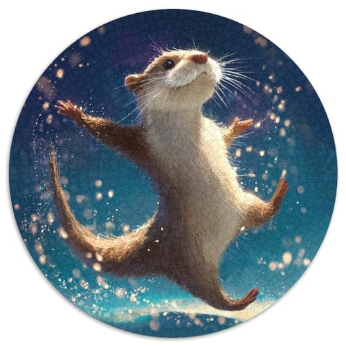 Tanzender Otter 1000pcs (67.5x67.5cm) Puzzle, Lernspiel Impossible Herausforderungsspielzeug Für Erwachsene Teenager von kaiyun