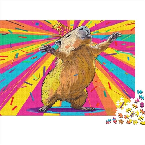Tanzendes Wasserschwein 1000pcs (75x50cm) Puzzles, Die Für Erwachsene Und Personen Ab 14 Jahren Geeignet Sind von kaiyun