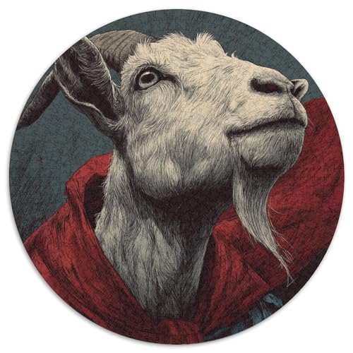 Tapfere Ziege 1000pcs (67.5x67.5cm) Puzzles, Die Für Erwachsene Und Personen Ab 14 Jahren Geeignet Sind von kaiyun