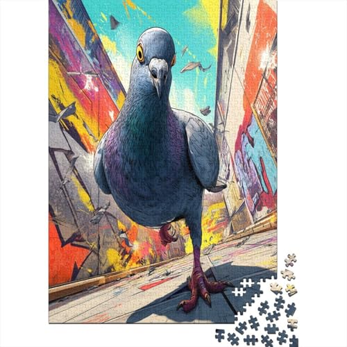 Taube 38x26cm/1000pcs Schwer Puzzle Lernspiel Impossible Street-Art-Element Herausforderung Spielzeug Für Erwachsene Kinder Taube 38x26cm/1000pcs Schwer Puzzle Lernspiel Impossible Street-Art-Element Herausforderung Spielzeug Für Erwachsene Kinder von kaiyun