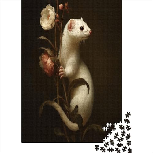 The Tail of The Hermelin is Wrapped Around The Blume Stem1000 Teile: Unmögliches Puzzle Für Erwachsene, Spiele, Geschenke, Kinder, Herausforderungs38x26cm/1000pcs The Tail of The Hermelin is Wrapped Around The Blume Stem1000 Teile: Unmögliches Puzzle Für Erwachsene, Spiele, Geschenke, Kinder, Herausforderungs38x26cm/1000pcs von kaiyun