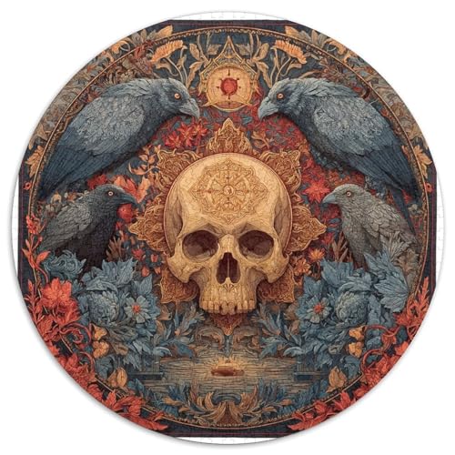 Totenkopf 1000pcs (67.5x67.5cm) Puzzle, Lernspiel Impossible Herausforderungsspielzeug Für Erwachsene Teenager von kaiyun