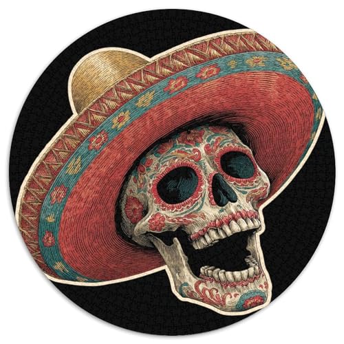 Totenkopf 1000pcs (67.5x67.5cm) Puzzles, Die Für Erwachsene Und Personen Ab 14 Jahren Geeignet Sind Sticker-Stil von kaiyun
