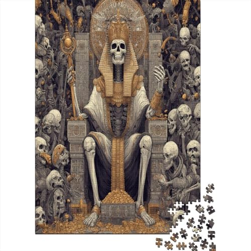 Totenkopf 38x26cm/1000pcs Puzzle, Lernspiel Impossible Herausforderungsspielzeug Für Erwachsene Teenager von kaiyun