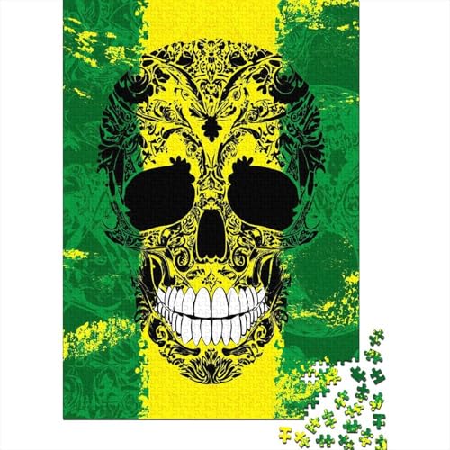 Totenkopf-Grafikstil Rätsel Für Erwachsene || 70x50cm/1000pcs Puzzles Lernspiele Home Decor Totenkopf-Grafikstil Rätsel Für Erwachsene || 70x50cm/1000pcs Puzzles Lernspiele Home Decor von kaiyun