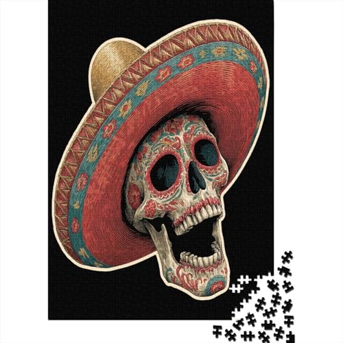 Totenkopf Puzzle 38x26cm/1000pcs Erwachsene Sticker-Stil Puzzle,Home Decor von kaiyun