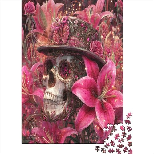 Totenkopf und Hut 70x50cm/1000pcs Erwachsenenpuzzle - Lilienblüten DIY-Puzzlespielzeug Totenkopf und Hut 70x50cm/1000pcs Erwachsenenpuzzle - Lilienblüten DIY-Puzzlespielzeug von kaiyun