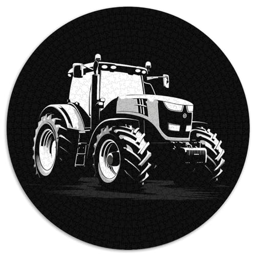 Traktor, schwarzer Hintergrund1000 Teile: Unmögliches Puzzle Für Erwachsene, Spiele, Geschenke, Kinder, Herausforderungs1000pcs (67.5x67.5cm) von kaiyun