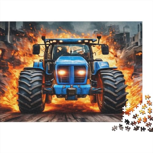 Traktor 1000pcs (75x50cm) Erwachsenenpuzzle - DIY-Puzzlespielzeug von kaiyun