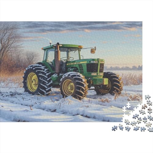 Traktor 1000pcs (75x50cm) Puzzles, Die Für Erwachsene Und Personen Ab 14 Jahren Geeignet Sind Winterlandschaft von kaiyun