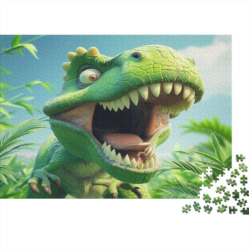 Tyrannosaurus Rex 1000pcs (75x50cm) Schwer Puzzle Lernspiel Impossible Tier Herausforderung Spielzeug Für Erwachsene Kinder von kaiyun