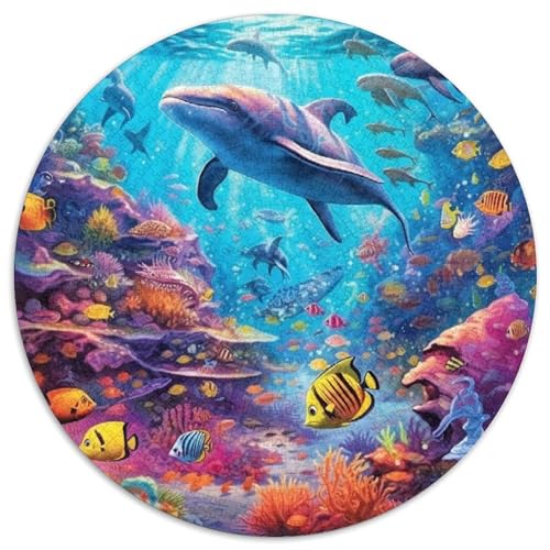 Unterwasserlebewesen 1000pcs (67.5x67.5cm) Schwer Puzzle Lernspiel Impossible Fish Corals Herausforderung Spielzeug Für Erwachsene Kinder von kaiyun