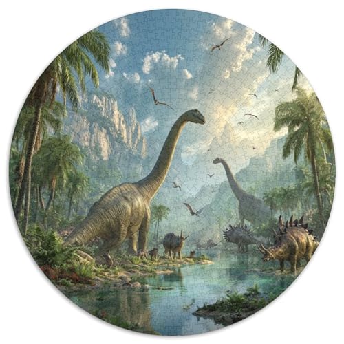 Valley Dinosauriers Rätsel Für Erwachsene |Dschungelpflanzen| 1000pcs (67.5x67.5cm) Puzzles Lernspiele Home Decor von kaiyun