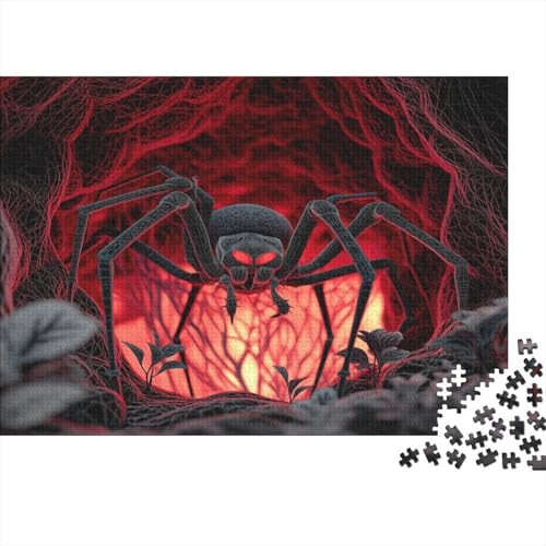 Vampirspinne 1000pcs (75x50cm) Schwer Puzzle Lernspiel Impossible Höllenfeuer Herausforderung Spielzeug Für Erwachsene Kinder von kaiyun