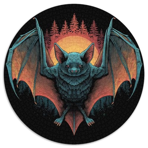 Vektor-Fledermaus 1000pcs (67.5x67.5cm) Schwer Puzzle Lernspiel Impossible Herausforderung Spielzeug Für Erwachsene Kinder von kaiyun