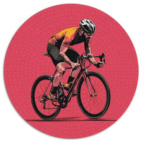 Vektorillustration eines Radfahrers 1000pcs (67.5x67.5cm) Schwer Puzzle Lernspiel Impossible Herausforderung Spielzeug Für Erwachsene Kinder von kaiyun