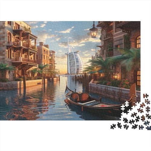 Venedig des Nordens 1000pcs (75x50cm) Schwer Puzzle Lernspiel Impossible Herausforderung Spielzeug Für Erwachsene Kinder von kaiyun