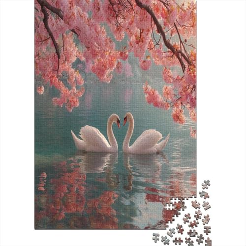Verliebte Schwäne Puzzle 38x26cm/1000pcs Erwachsene Kirschblütenbaum Puzzle,Home Decor Verliebte Schwäne Puzzle 38x26cm/1000pcs Erwachsene Kirschblütenbaum Puzzle,Home Decor von kaiyun