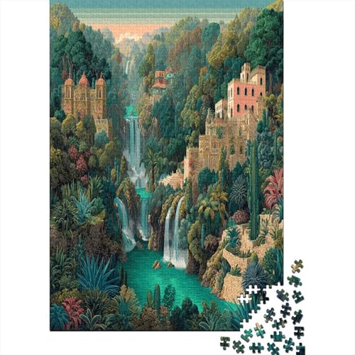 Wasserfall View 70x50cm/1000pcs Puzzles, Die Für Erwachsene Und Personen Ab 14 Jahren Geeignet Sind Wasserfall View 70x50cm/1000pcs Puzzles, Die Für Erwachsene Und Personen Ab 14 Jahren Geeignet Sind von kaiyun