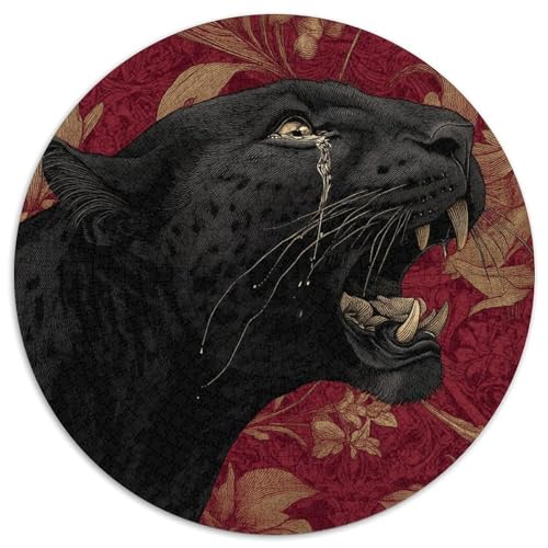 Weinender Leopard 1000pcs (67.5x67.5cm) Puzzle, Lernspiel Impossible Herausforderungsspielzeug Für Erwachsene Teenager von kaiyun