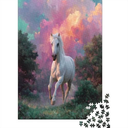 Weiß Horsee Are Running on The Grass Regenbogen Puzzle 1000 Teile Für Erwachsene, Lernspiele, Heimdekoration38x26cm/1000pcs Weiß Horsee Are Running on The Grass Regenbogen Puzzle 1000 Teile Für Erwachsene, Lernspiele, Heimdekoration38x26cm/1000pcs von kaiyun