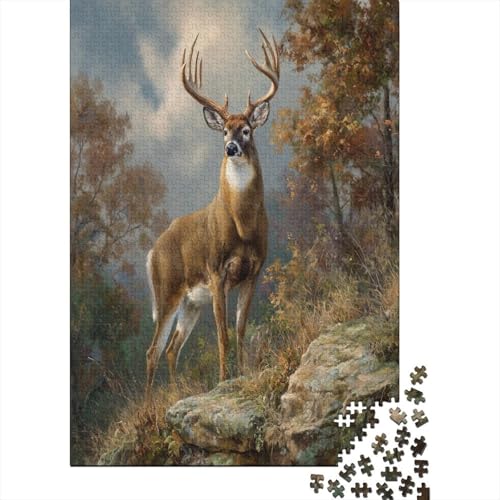 Weiß-Tailed Hirsch Rätsel Für Erwachsene |Herbstlandschaft| 38x26cm/1000pcs Puzzles Lernspiele Home Decor Weiß-Tailed Hirsch Rätsel Für Erwachsene |Herbstlandschaft| 38x26cm/1000pcs Puzzles Lernspiele Home Decor von kaiyun