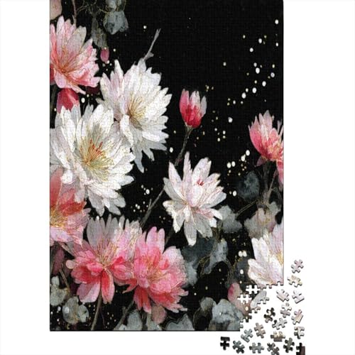 Weiß and Pink Blumes 38x26cm/1000pcs Puzzle, Lernspiel Impossible Aquarell und Tusche Herausforderungsspielzeug Für Erwachsene Teenager Weiß and Pink Blumes 38x26cm/1000pcs Puzzle, Lernspiel Impossible Aquarell und Tusche Herausforderungsspielzeug Für Erwachsene Teenager von kaiyun