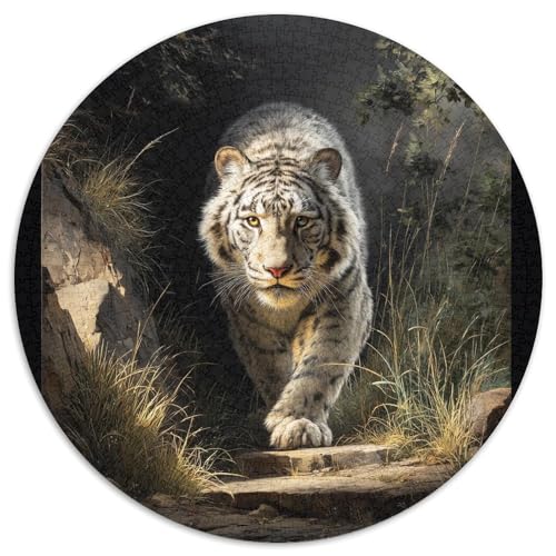 Weißer Tiger 1000pcs (67.5x67.5cm) Schwer Puzzle Lernspiel Impossible Wildlife Herausforderung Spielzeug Für Erwachsene Kinder von kaiyun