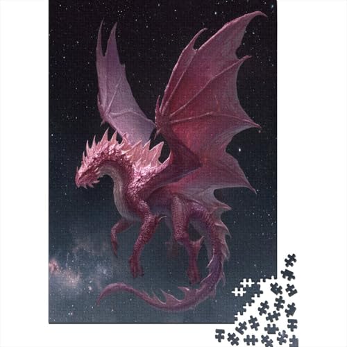 Weltraum DrachePuzzle 1000 Teile Für Erwachsene, Lernspiele70x50cm/1000pcs von kaiyun