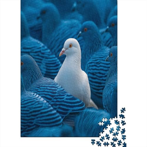 White Taube Puzzle 1000 Teile, Lernspiel, Unmöglich Blue Taube on Zebra Crossing, Anspruchsvolles Spielzeug Für Erwachsene Und Kinder Ab 14 Jahren 70x50cm/1000pcs White Taube Puzzle 1000 Teile, Lernspiel, Unmöglich Blue Taube on Zebra Crossing, Anspruchsvolles Spielzeug Für Erwachsene Und Kinder Ab 14 Jahren 70x50cm/1000pcs von kaiyun