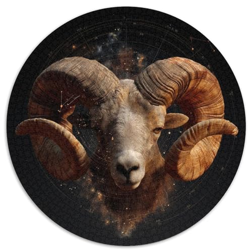 Widder Astrology Rätsel Für Erwachsene || Familienspaß-Puzzles 1000pcs (67.5x67.5cm) von kaiyun