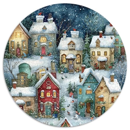 Winterwunderland 1000pcs (67.5x67.5cm) Puzzles, Die Für Erwachsene Und Personen Ab 14 Jahren Geeignet Sind Häuser von kaiyun