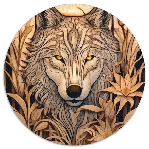 Wolfskopf,Rätsel Für Erwachsene 1000pcs (67.5x67.5cm),Herausforderungsspiele Lily Plant von kaiyun