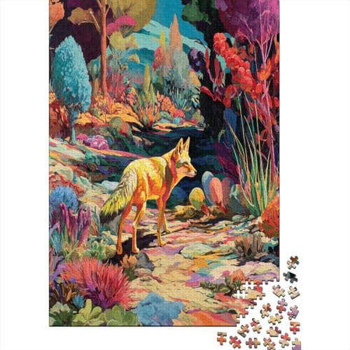 Wüstenszene, Wolf1000 Teile: Unmögliches Puzzle Für Erwachsene, Spiele, Geschenke, Kinder, Herausforderungs70x50cm/1000pcs von kaiyun