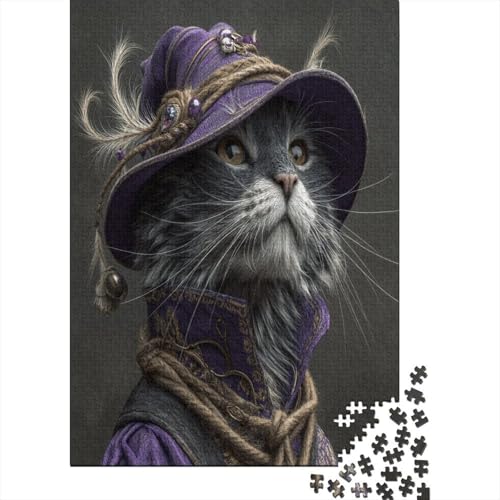 Zauberkatze in lila Kleidung 38x26cm/1000pcs Puzzles, Die Für Erwachsene Und Personen Ab 14 Jahren Geeignet Sind Zauberkatze in lila Kleidung 38x26cm/1000pcs Puzzles, Die Für Erwachsene Und Personen Ab 14 Jahren Geeignet Sind von kaiyun