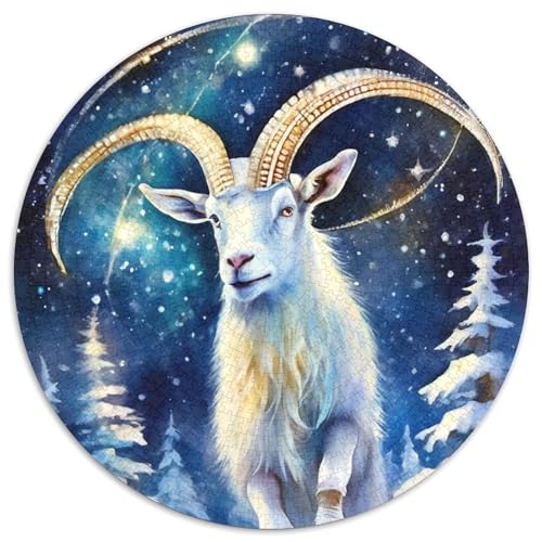 Ziege 1000pcs (67.5x67.5cm) Puzzles, Die Für Erwachsene Und Personen Ab 14 Jahren Geeignet Sind Snow Forest von kaiyun