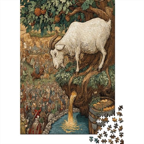 Ziege 38x26cm/1000pcs Puzzles, Die Für Erwachsene Und Personen Ab 14 Jahren Geeignet Sind Mittelalterliche Wikinger-Handschrift Ziege 38x26cm/1000pcs Puzzles, Die Für Erwachsene Und Personen Ab 14 Jahren Geeignet Sind Mittelalterliche Wikinger-Handschrift von kaiyun