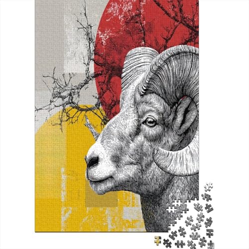 Ziege 38x26cm/1000pcs Puzzles, Die Für Erwachsene Und Personen Ab 14 Jahren Geeignet Sind Ziege 38x26cm/1000pcs Puzzles, Die Für Erwachsene Und Personen Ab 14 Jahren Geeignet Sind von kaiyun