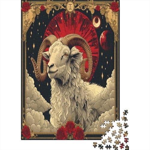 Ziege Puzzle 1000 Teile Für Erwachsene, Lernspiele, Heimdekoration70x50cm/1000pcs von kaiyun