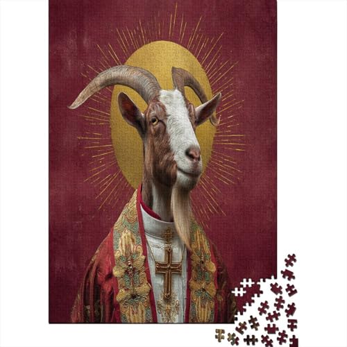 Ziege1000 Teile: Unmögliches Puzzle Für Erwachsene, Spiele, Geschenke, Kinder, Herausforderungs70x50cm/1000pcs von kaiyun