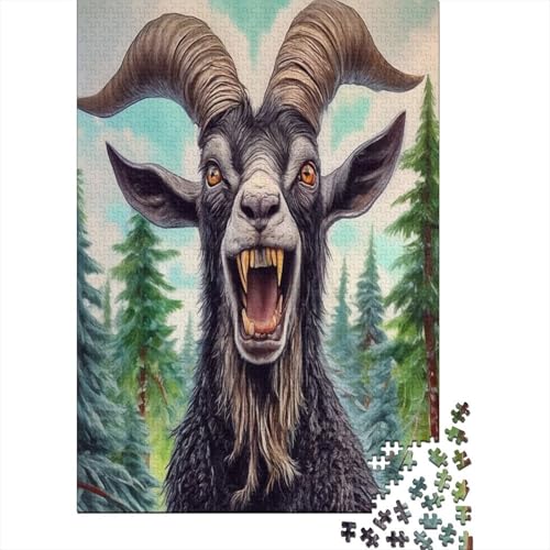ZiegePuzzle 1000 Teile Für Erwachsene, Lernspiele38x26cm/1000pcs von kaiyun