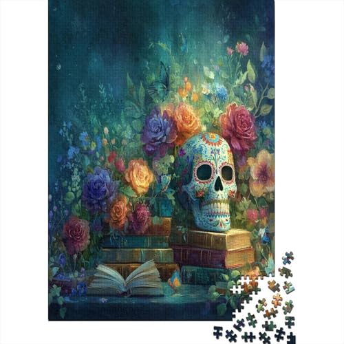 Zuckerschädel mit Büchern und Rosen 38x26cm/1000pcs Schwer Puzzle Lernspiel Impossible Herausforderung Spielzeug Für Erwachsene Kinder Zuckerschädel mit Büchern und Rosen 38x26cm/1000pcs Schwer Puzzle Lernspiel Impossible Herausforderung Spielzeug Für Erwachsene Kinder von kaiyun