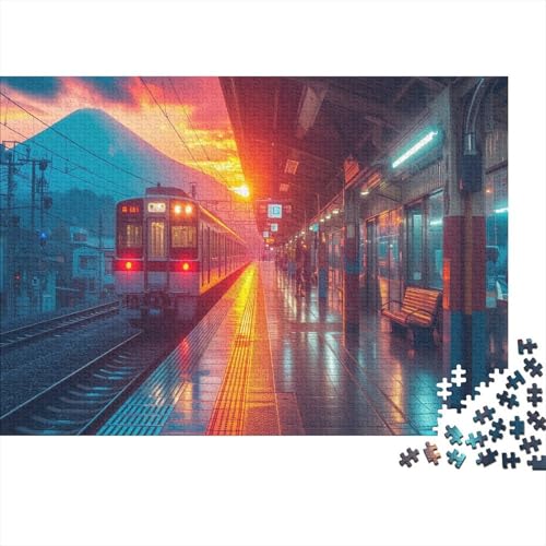 Zug 1000pcs (75x50cm) Puzzles, Die Für Erwachsene Und Personen Ab 14 Jahren Geeignet Sind Reiselandschaft von kaiyun